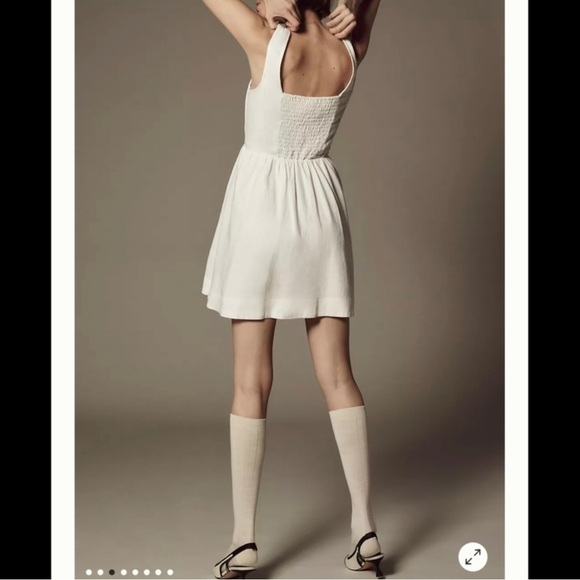 Anthropologie Aureta Fit & Flare Corset Mini Dress medium NWT - Picture 3 of 14